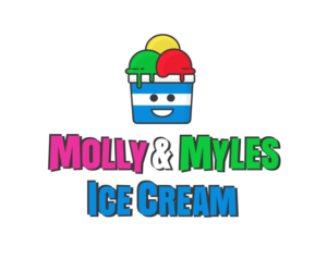 Molly & Myles Ice Cream | Logo Design by Brewyart Creative