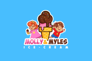 Molly & Myles Ice Cream | Logo Design by Farqaleit™