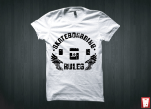 Skateboarder Girl Needs A T-shirt Designed! | T-Shirt-Design von Taho Design