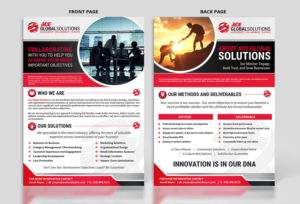 Ace Global Solutions - Consulting Services  | Flyer-Design von SAI DESIGNS