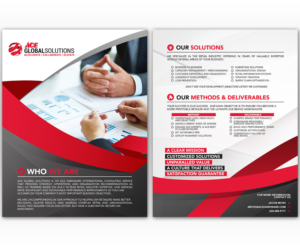 Ace Global Solutions - Consulting Services  | Flyer-Design von Luniere Designs