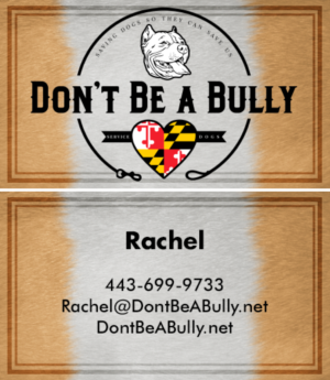 Business Card Design by Manson97666 for Don't Be A Bully | Design #18798512