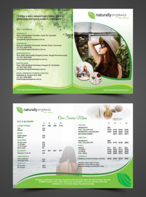 Service Menu refresh 2018 Update of menu pricing | Flyer-Design von ecorokerz