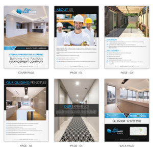 Comapny Profile/EOI for building company in Sydney | Flyer Design by SAI DESIGNS