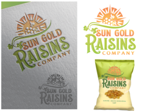 Sun Gold Raisins ''Made in Nature'' | Logo-Design von projector.alex