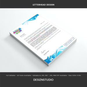 Aquafun water park letter head  | Letterhead Design by Expert Designer