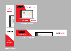 KPI Management Software from Intrafocus | Banner Ad Design by AbyJohns