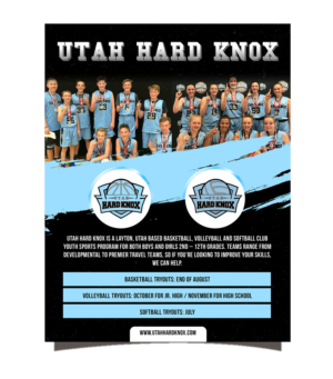 Utah Hard Knox Marketing Flyer | Flyer Design by Pinky 