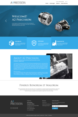 Relaunch of company website (Technical company) | Web-Design von lemosys infotech