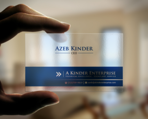 A Kinder Enterprise | Business Card Design by Pointless Pixels India