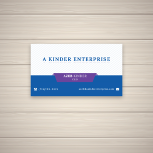 A Kinder Enterprise | Business Card Design by Bold Pixels