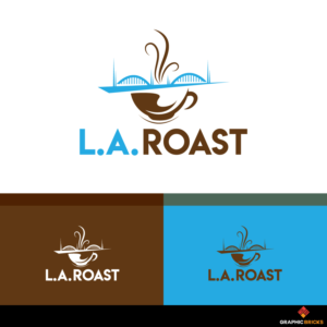 L.A. Roast | Logo Design by Graphic Bricks