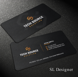 Tech Source Solution | Business Card Design by SL Designer