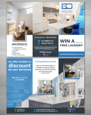 Kitchen construction business needs a flyer  | Flyer Design by TSU Creations