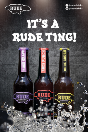 Rude Drinks needs a poster for a new alcoholic drink | Werbe-Design von OMSPlus Creative Solutions