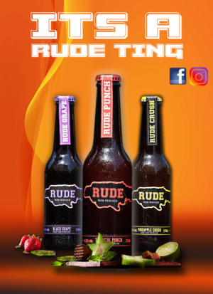 Rude Drinks needs a poster for a new alcoholic drink | Werbe-Design von creative gravity