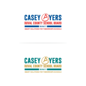 Casey Ayers • Duval County School Board District 2 | Logo Design by Basksh Designs