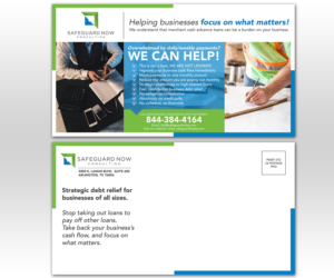 Flyer / Mailer for Business Debt Relief Business - Safeguard Now 6