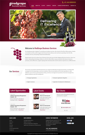 Redgrape Business Services needs a new interactive and interesting website | Web-Design von Mayank Patel