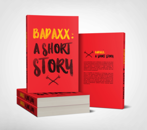 Book cover for a book titled BADAXX: A Short Story about an badass African American woman firefighte | Buchumschlag Design von Pinky 