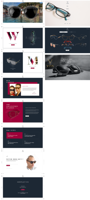 Web Design by Grebowiec Peter for VITA - optical  | Design #19029574