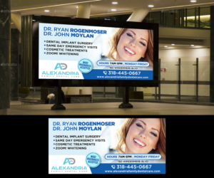 Billboard Design for Modern Family Dentistry | Werbetafel-Design von Designers Hub