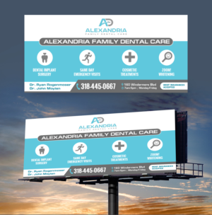 Billboard Design for Modern Family Dentistry | Werbetafel-Design von aspiremedia