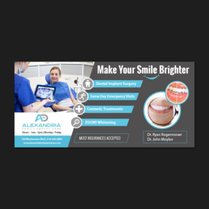 Billboard Design for Modern Family Dentistry | Werbetafel-Design von Schöpfer