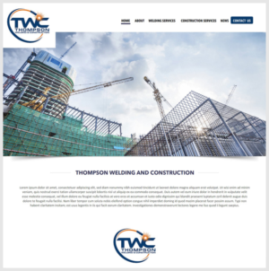 Website for Thompson Welding & Construction Ltd | Wordpress Design by -Marc-