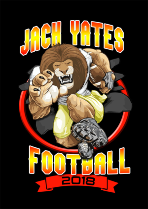 JACK YATES FOOTBALL 2018 | T-shirt Design by Melissa 11