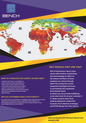 One Page Sales Flyer for Wireless Survey- Computer Hardware | Flyer-Design von creative gravity