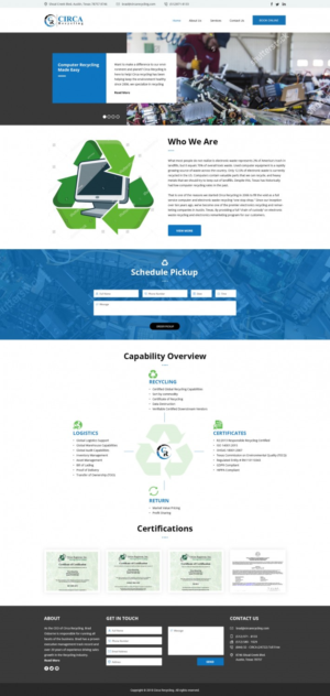 Circa Recycling needs a new web design  | Web Design by pentaxial