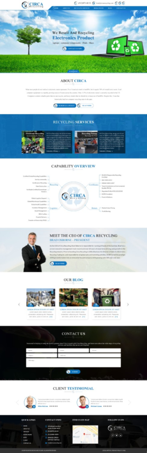 Circa Recycling needs a new web design  | Web Design by Reimagine