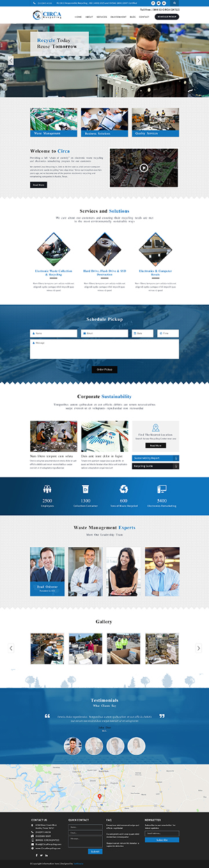 Circa Recycling needs a new web design  | Web-Design von Da Miracle