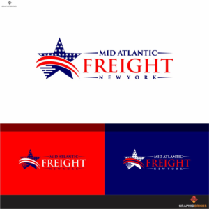 Mid Atlantic Freight New York | Logo-Design von Graphic Bricks