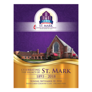 St. Mark 125th Anniversary Ad Book Cover Creative | Book Cover Design by Emmanuel Creations