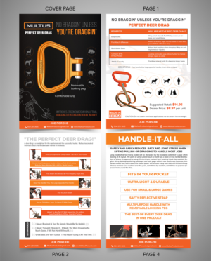 Multus-1 Hunting Product Sell Sheet | Flyer Design by SAI DESIGNS