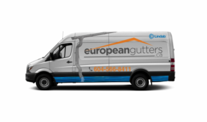 europeangutters.ca vehicle wrap | Car Wrap Design by Maestroto