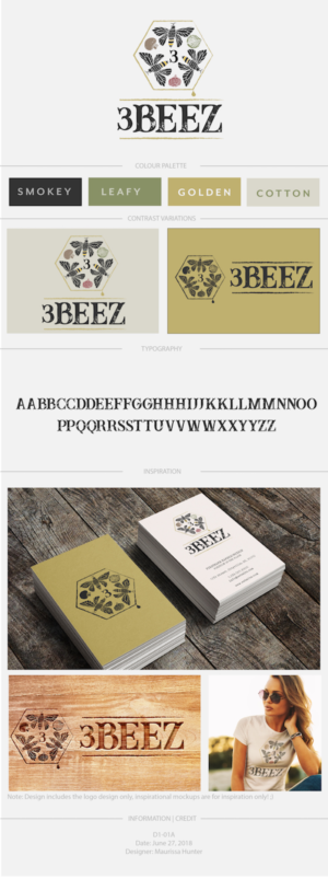 3 beez | Logo-Design von Maurissahunter