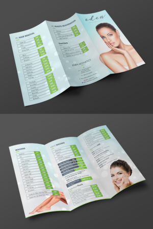 Our new beauty salon requires a price list brochure | Flyer-Design von ecorokerz