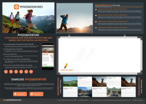 myGeoAdventure information wallchart | Graphic Design by Expert Designer