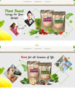 Healthy Lifestyle, Slider Banners | Banner Ad Design by Nuepine Designs