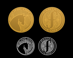 UniCoin / Fantasy Coin | Logo Design by alpino