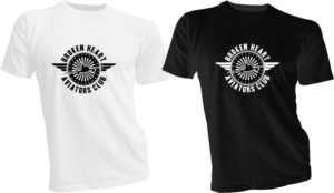 Broken heart aviators club tee shirts  | T-Shirt-Design von bacujkov