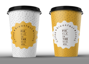 Cup and Mug Design by SD WEBCREATION for Pickle in the Middle | Design #19056712