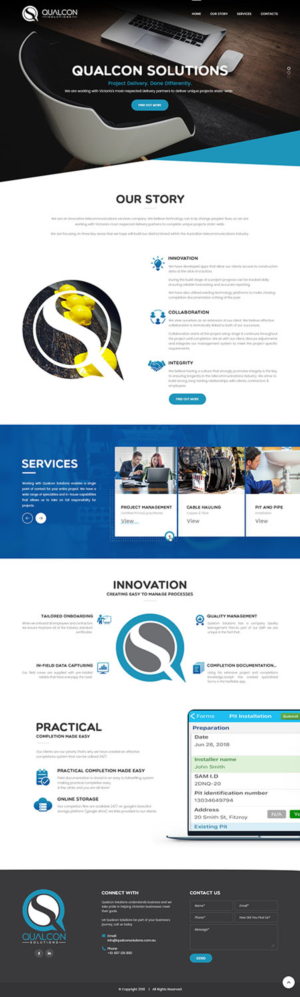 Web Design by zxsolutions for this project | Design #19103529