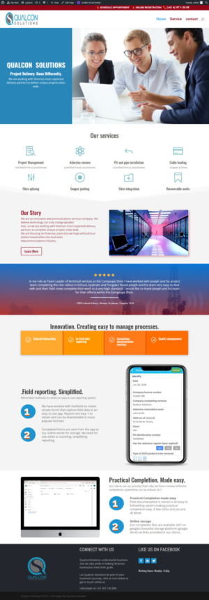 Web Design by lethu7162 for this project | Design #19081644