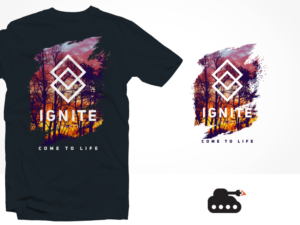 New T-Shirt/SWAG design for Ignite Church. | Apparel Design by ArtTank