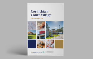 New Corporate Retirement Village Brochure Template | Graphic Design by Daniel James