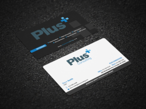 Business Card Design by Pointless Pixels India for Plus Consulting | Design #19249610